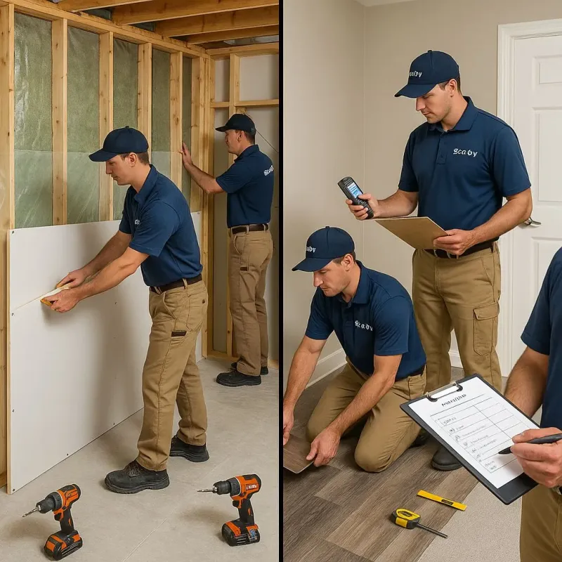 Repairs and Reconstruction process in Greenwood, LA